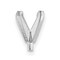 14K White Gold 4 Prong Round Peg High & Heavy Setting (4.10 To 9.40Mm)